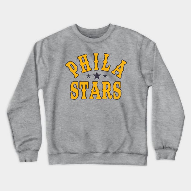 Defunct Philadelphia Stars Baseball Team Crewneck Sweatshirt by Defunctland